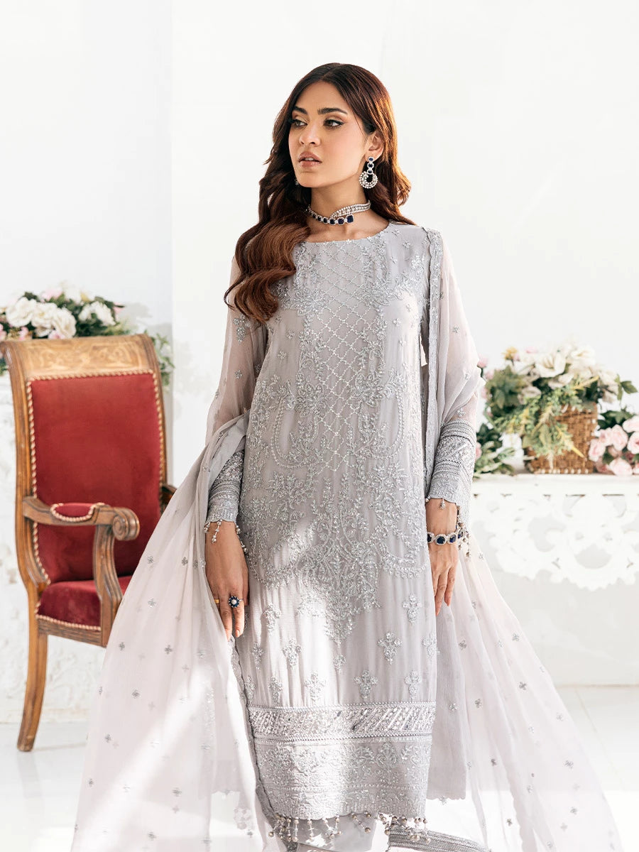 Salitex | Signature Festive Chiffon | SUNS7CH034UT - Official Salitex stockist in UK - Sakeena London