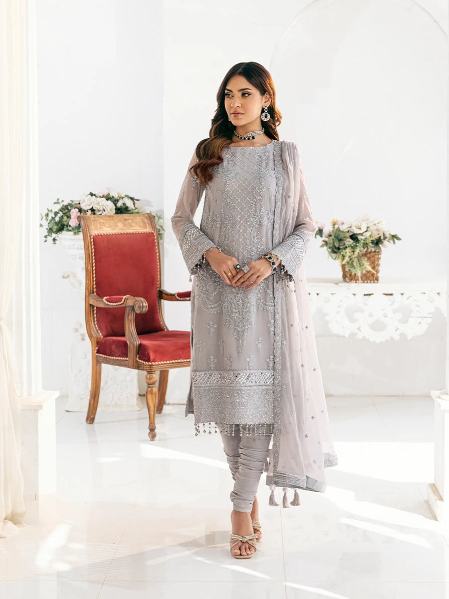 Salitex | Signature Festive Chiffon | SUNS7CH034UT - Official Salitex stockist in UK - Sakeena London