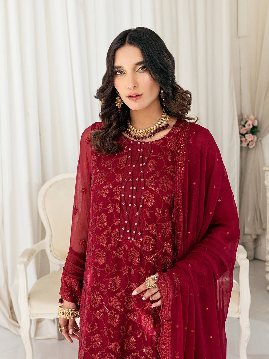 Salitex | Signature Festive Chiffon | SUNS7CH026UT - Official Salitex stockist in UK - Sakeena London