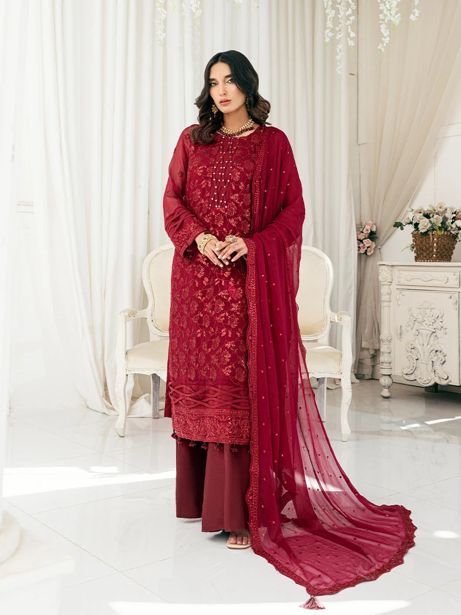 Salitex | Signature Festive Chiffon | SUNS7CH026UT - Official Salitex stockist in UK - Sakeena London