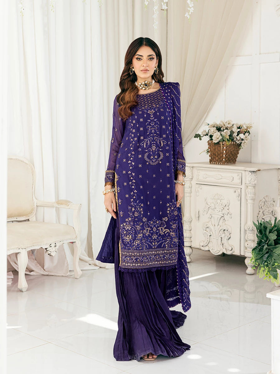 Salitex | Signature Festive Chiffon | SUNS7CH046UT - Official Salitex stockist in UK - Sakeena London