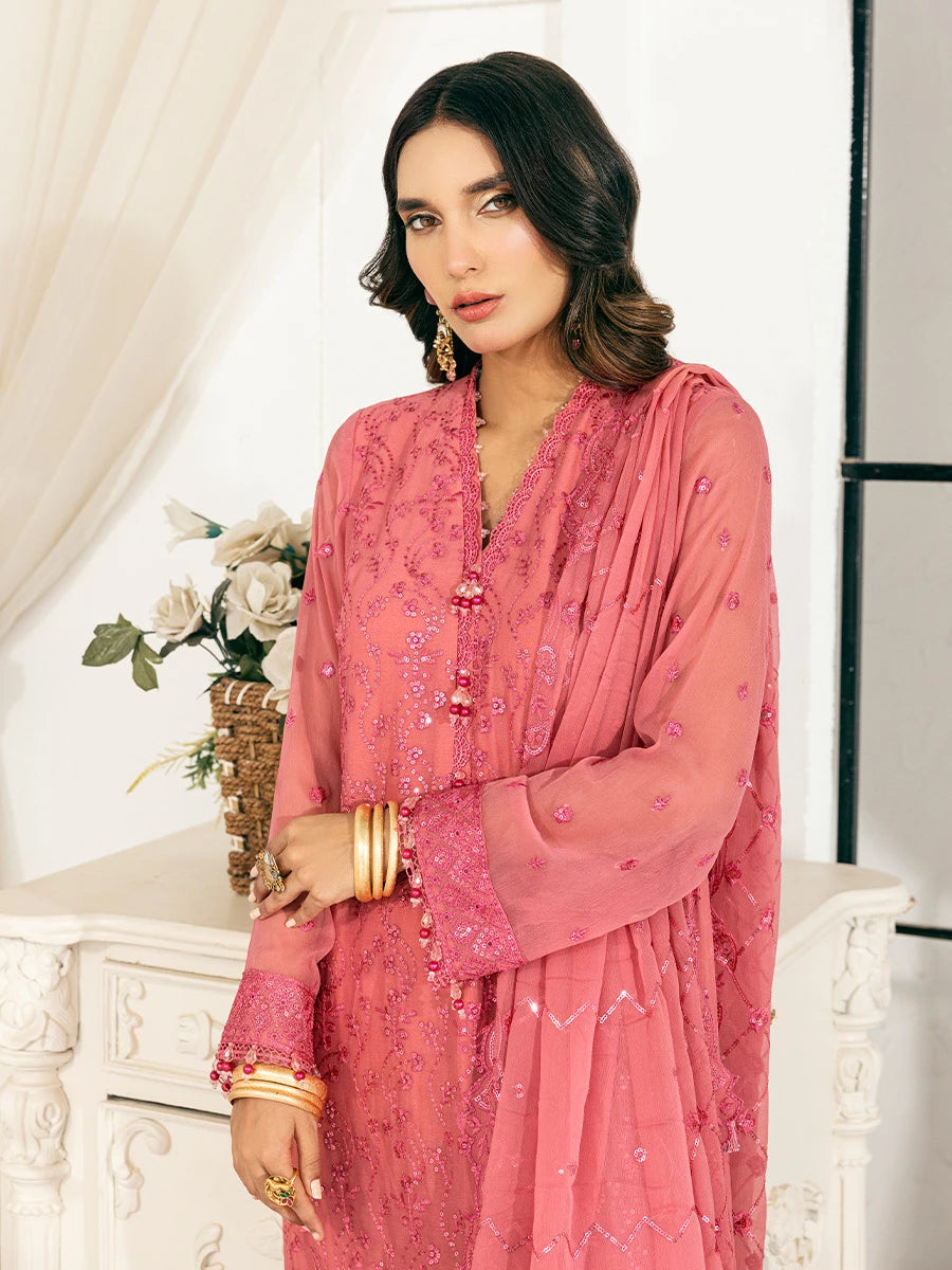 Salitex | Signature Festive Chiffon | SUNS7CH025UT - Official Salitex stockist in UK - Sakeena London
