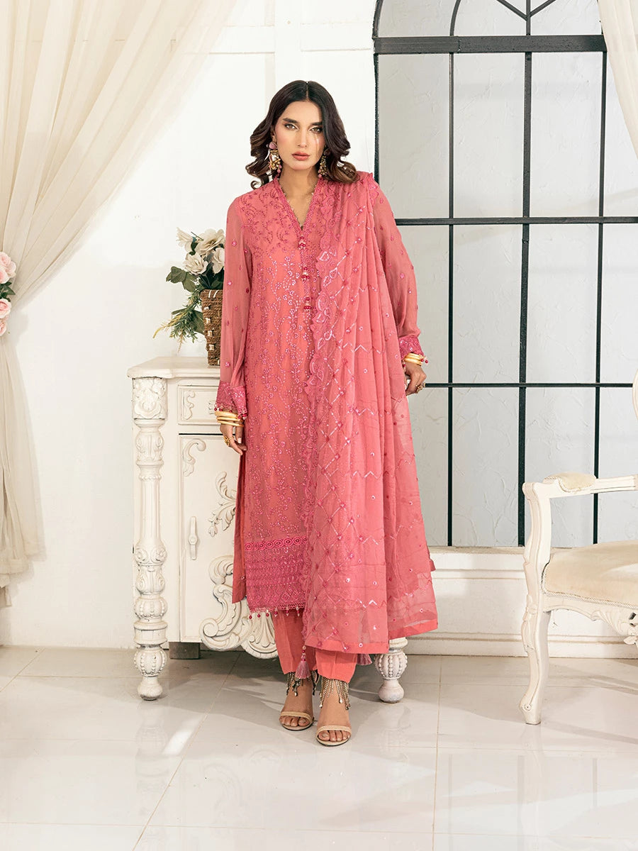 Salitex | Signature Festive Chiffon | SUNS7CH025UT - Official Salitex stockist in UK - Sakeena London