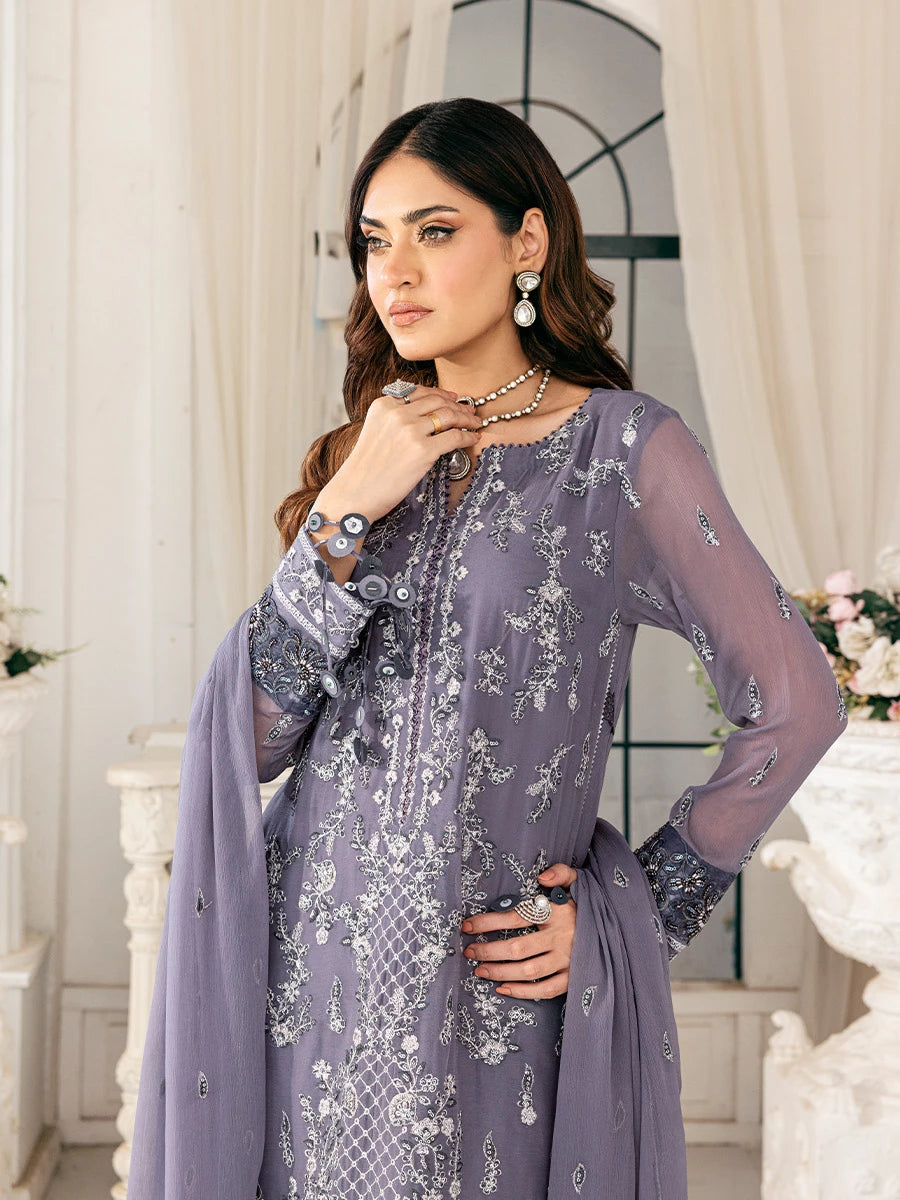Salitex | Signature Festive Chiffon | SUNS7CH047UT - Official Salitex stockist in UK - Sakeena London