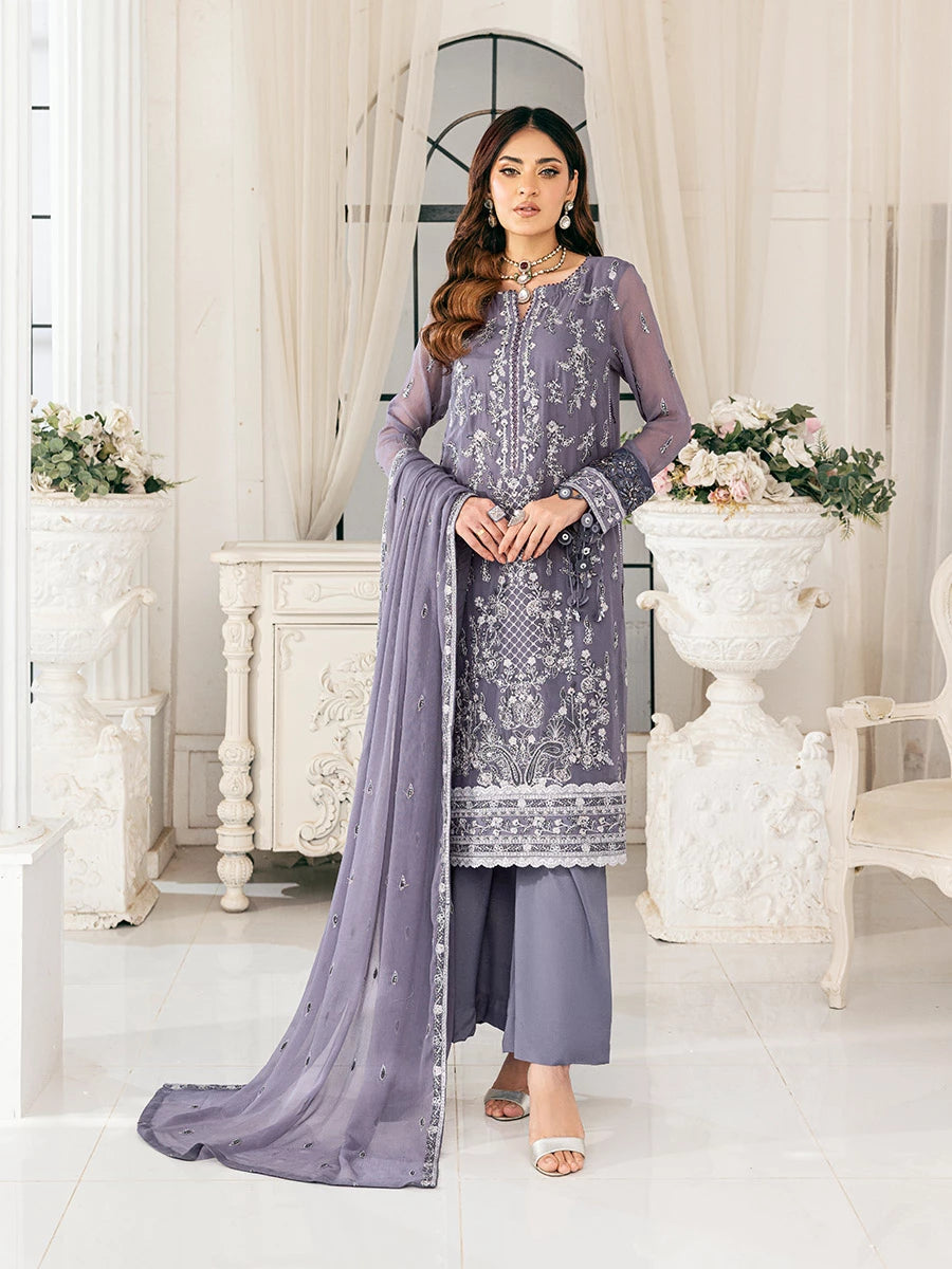 Salitex | Signature Festive Chiffon | SUNS7CH047UT - Official Salitex stockist in UK - Sakeena London