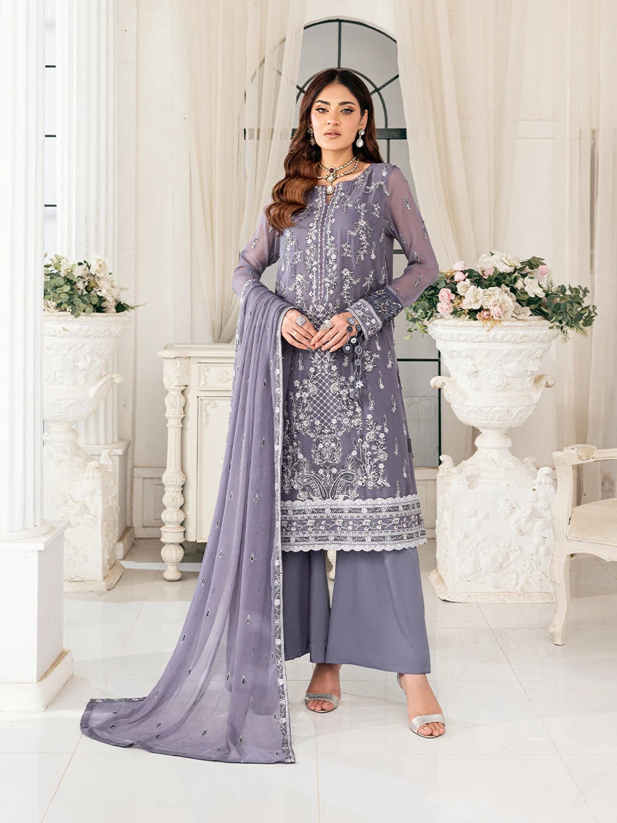 Salitex | Signature Festive Chiffon | SUNS7CH047UT - Official Salitex stockist in UK - Sakeena London