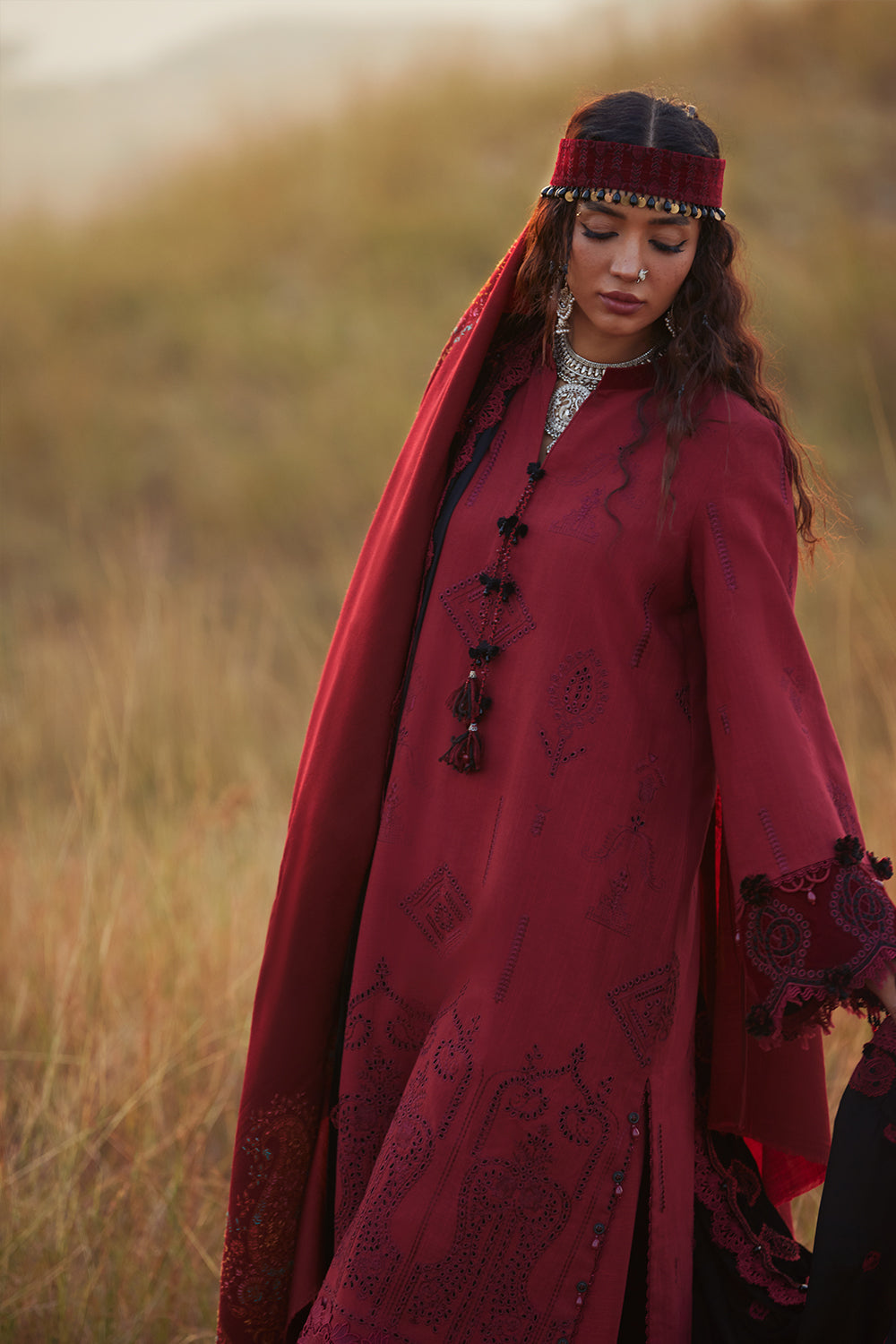 Saira Rizwan | Winter Khaddar 25 | NAZNEEN-SRW25-04 - Official Saira Rizwan stockist in UK - Sakeena London