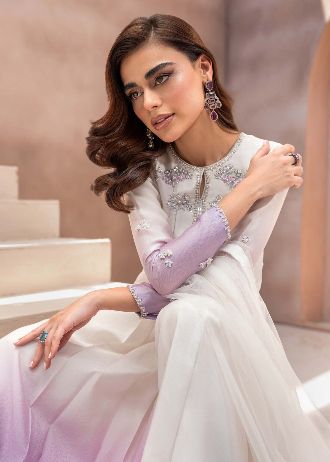 Mahum Asad | The Ultimate Edit 24 | Lilac love - Official Mahum Asad stockist in UK - Sakeena London