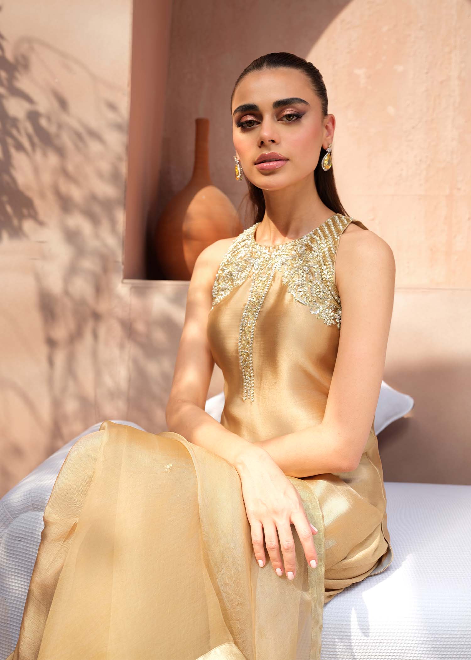 Mahum Asad | The Ultimate Edit 24 | Golden Honey - Official Mahum Asad stockist in UK - Sakeena London