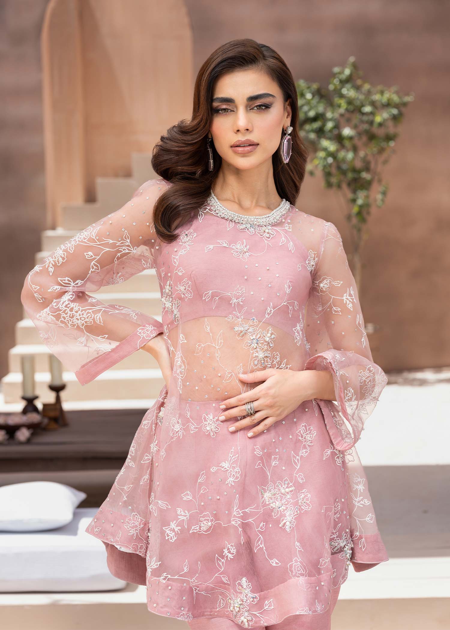 Mahum Asad | The Ultimate Edit 24 | Blushing Petal - Official Mahum Asad stockist in UK - Sakeena London