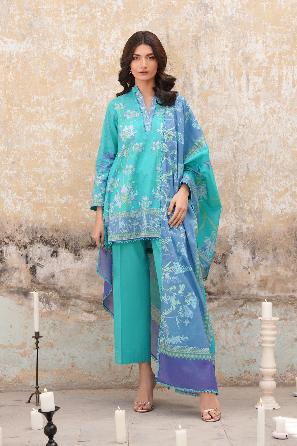 Sahr | Selene Vol 2 | Lavender Skiesa - Official Sahar stockist in UK - Sakeena London