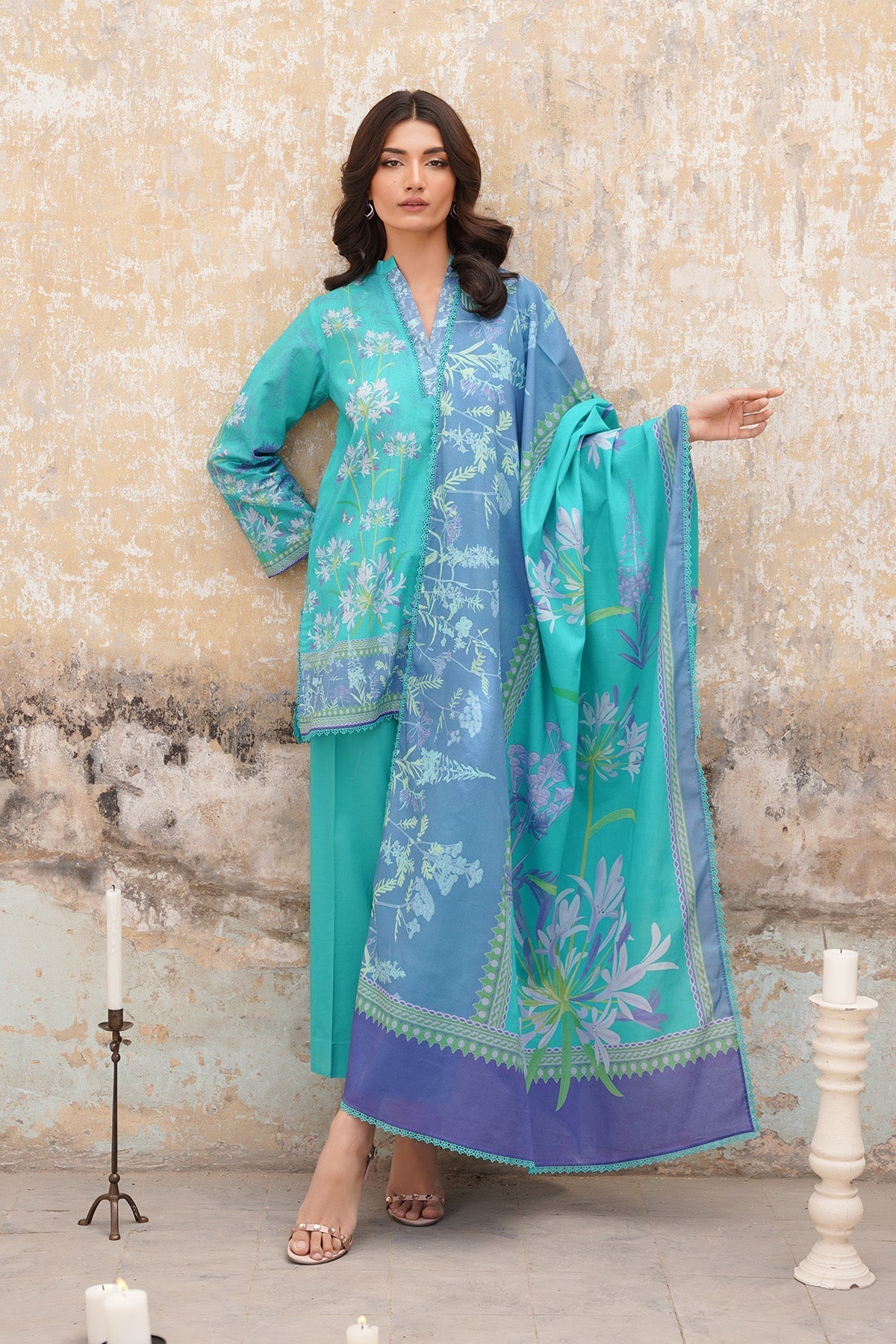 Sahr | Selene Vol 2 | Lavender Skiesa - Official Sahar stockist in UK - Sakeena London