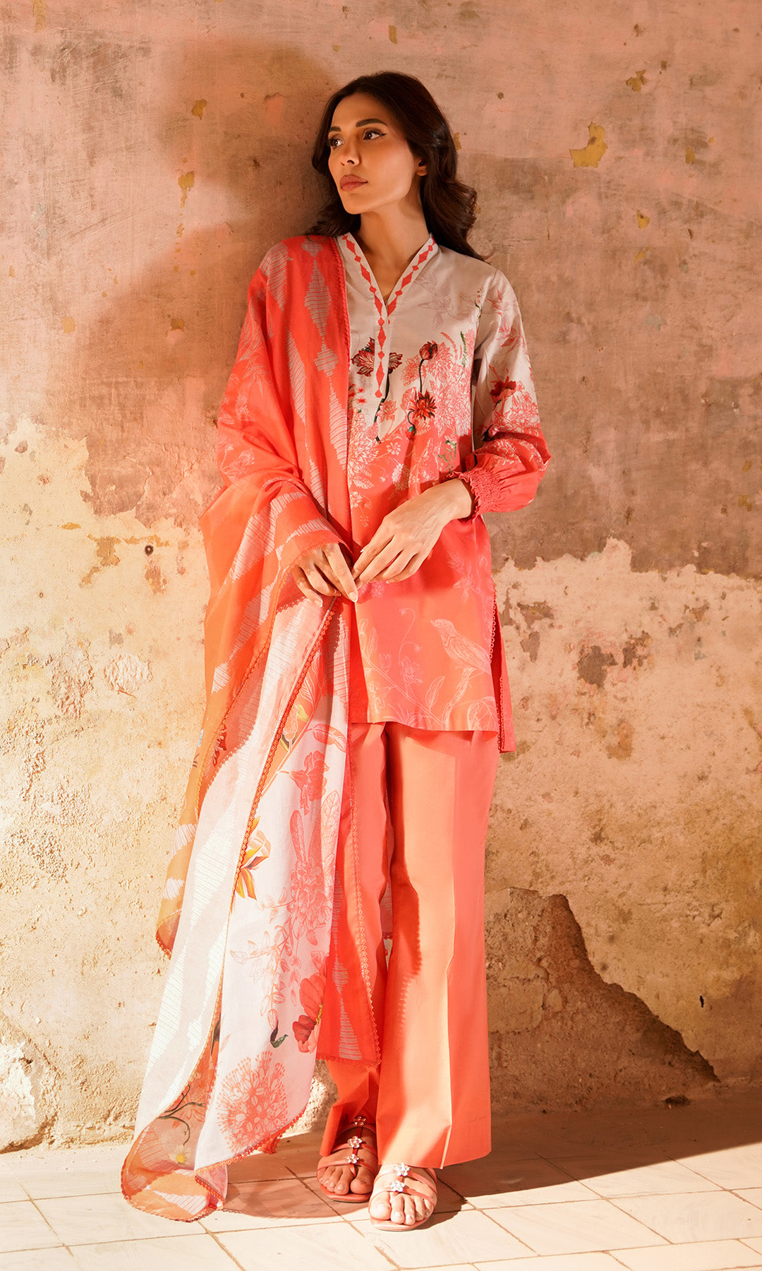 Sahar | Selene Vol 2 | Scarlet Coral - Official Sahar stockist in UK - Sakeena London