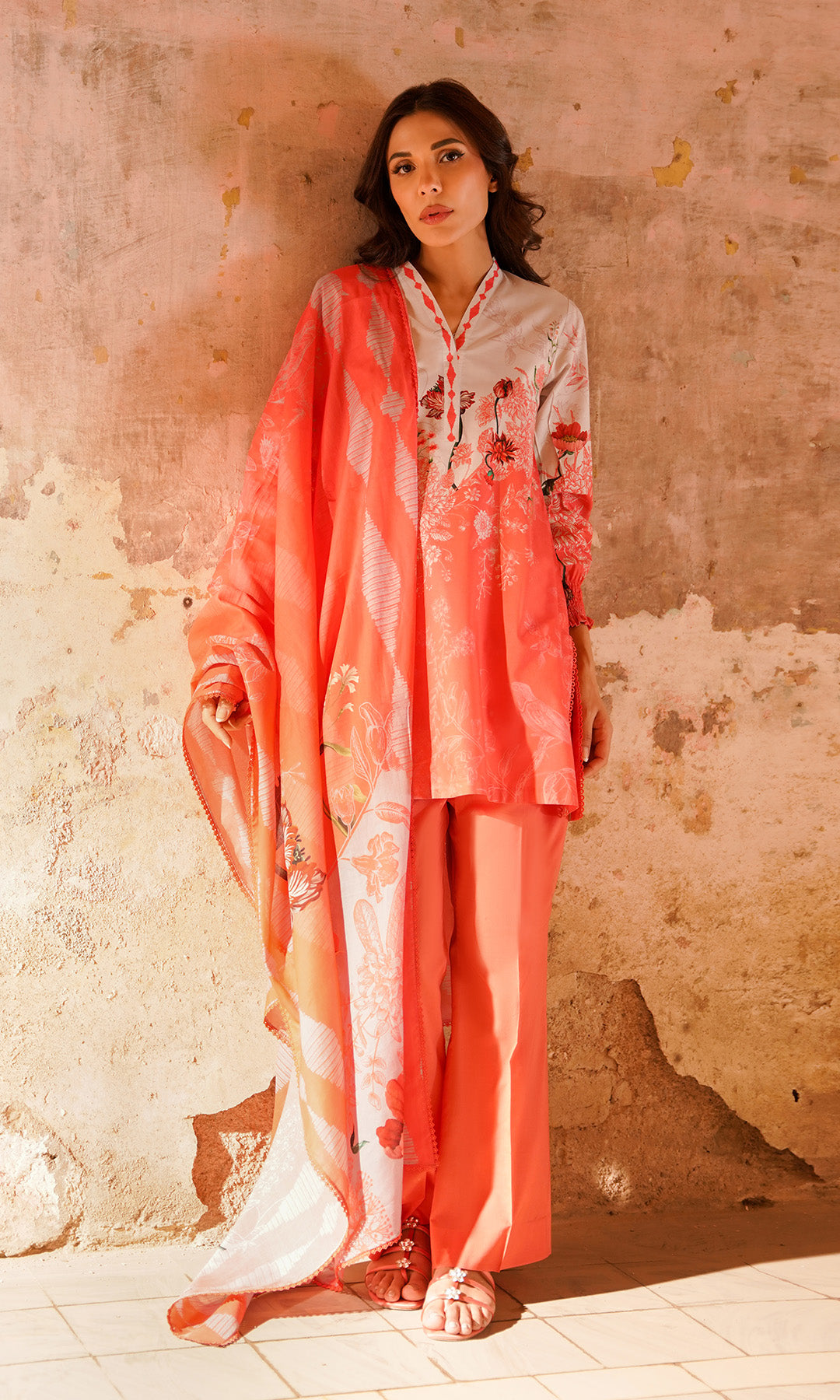 Sahar | Selene Vol 2 | Scarlet Coral - Official Sahar stockist in UK - Sakeena London