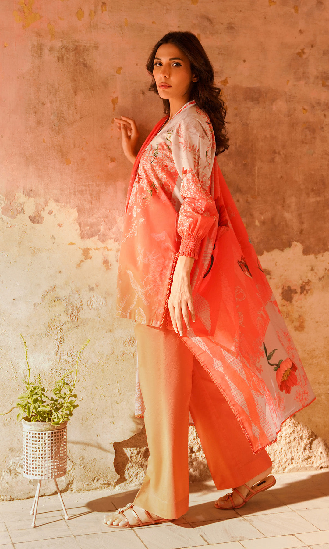 Sahar | Selene Vol 2 | Scarlet Coral - Official Sahar stockist in UK - Sakeena London