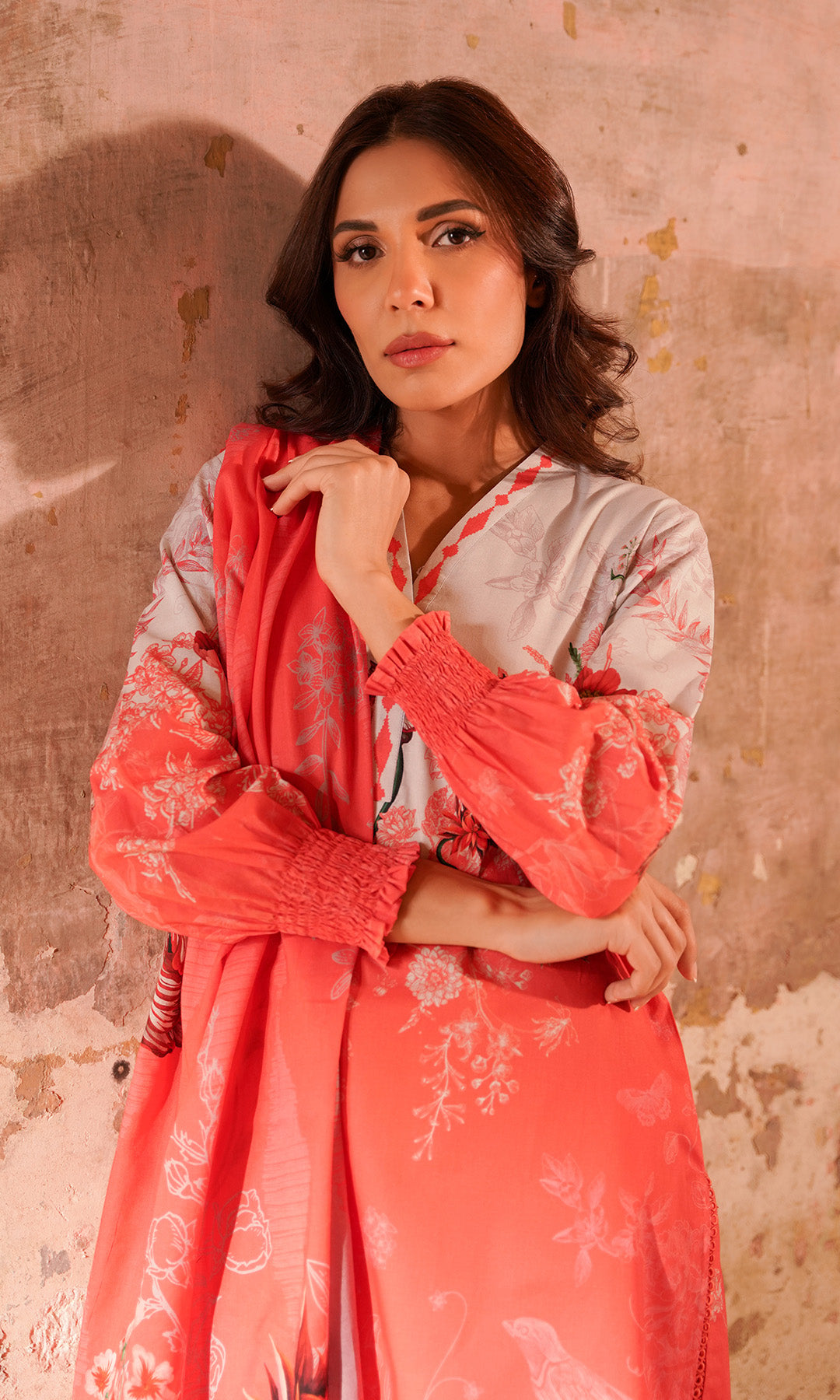 Sahar | Selene Vol 2 | Scarlet Coral - Official Sahar stockist in UK - Sakeena London
