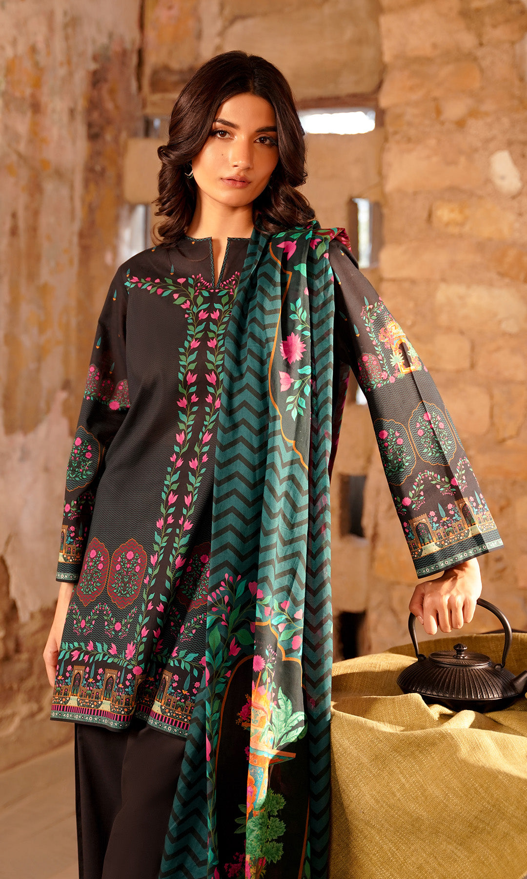 Sahar | Selene Vol 2 | Monochrome Bloom - Official Sahar stockist in UK - Sakeena London