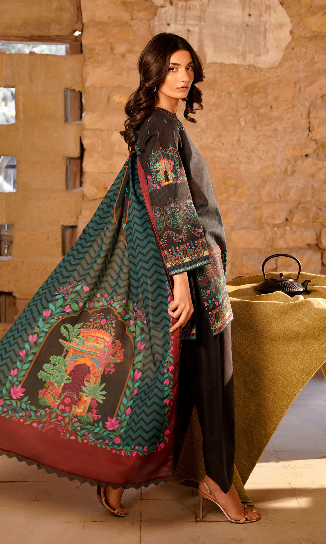 Sahar | Selene Vol 2 | Monochrome Bloom - Official Sahar stockist in UK - Sakeena London
