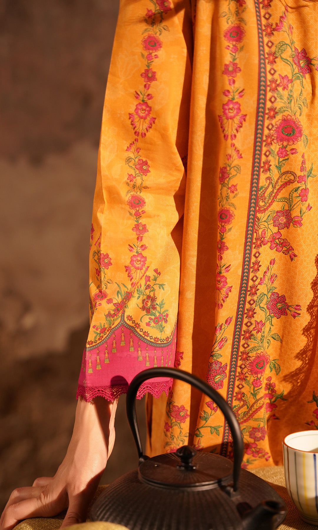 Sahar | Selene Vol 2 | Marigold Magenta - Official Sahar stockist in UK - Sakeena London
