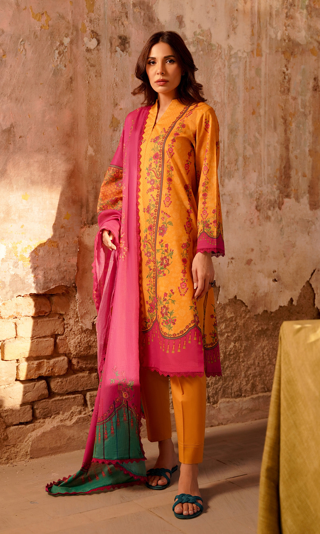 Sahar | Selene Vol 2 | Marigold Magenta - Official Sahar stockist in UK - Sakeena London