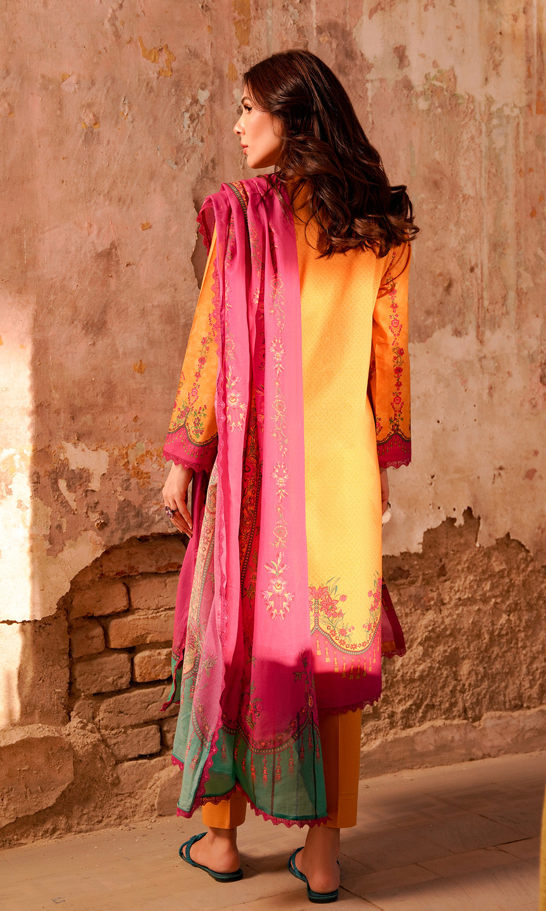 Sahar | Selene Vol 2 | Marigold Magenta - Official Sahar stockist in UK - Sakeena London
