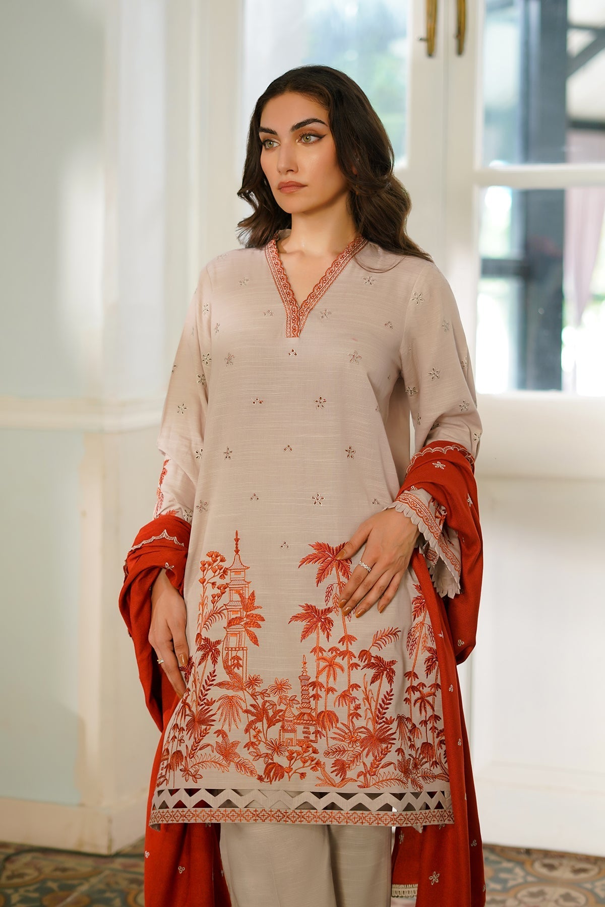 Sahar | Autumn Winter 2024 | Copper Cascade - Official Sahar stockist in UK - Sakeena London
