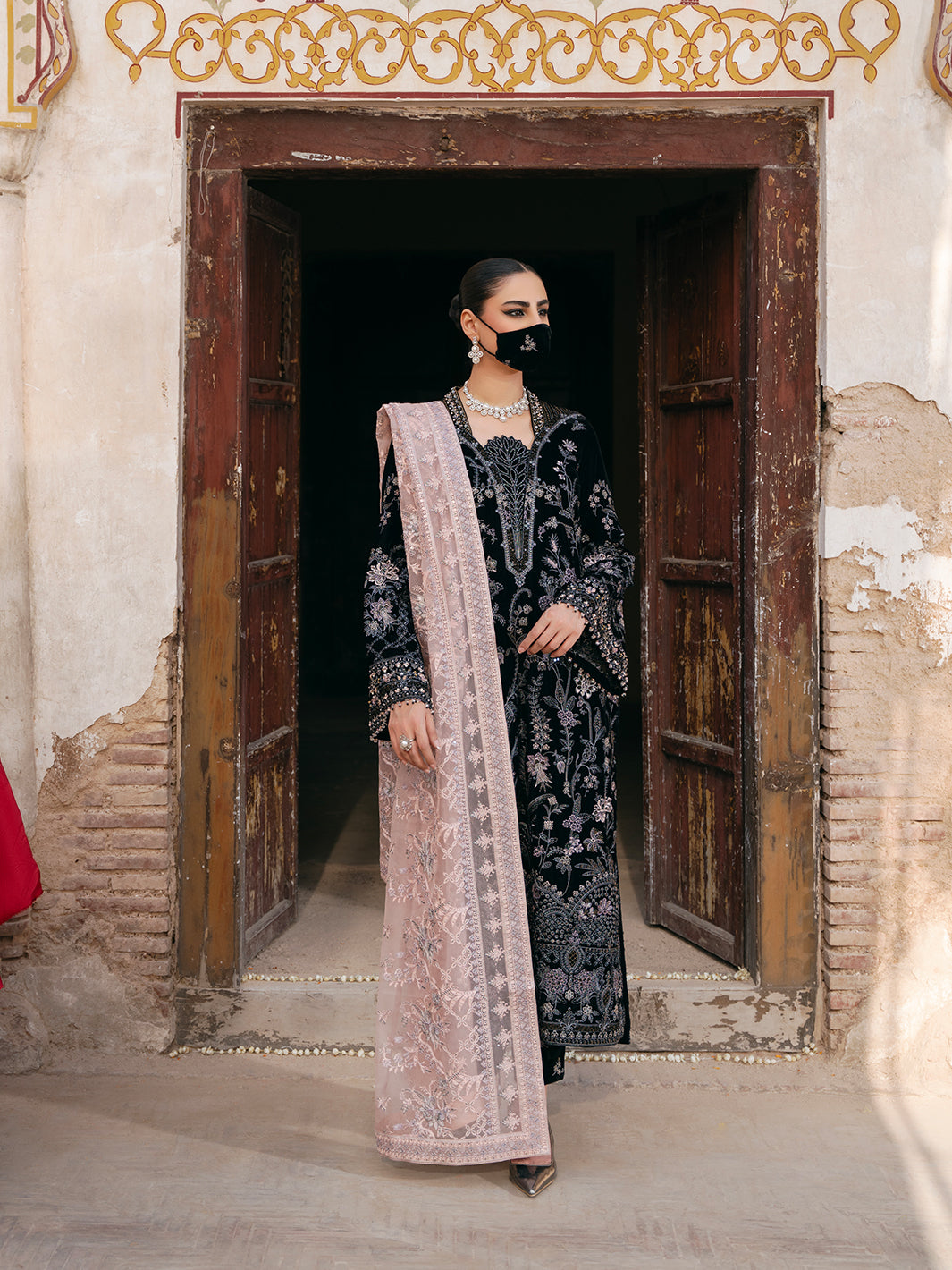 Flossie | Siara Velvet Formals | V-103 - A - Official Flossie stockist in UK - Sakeena London