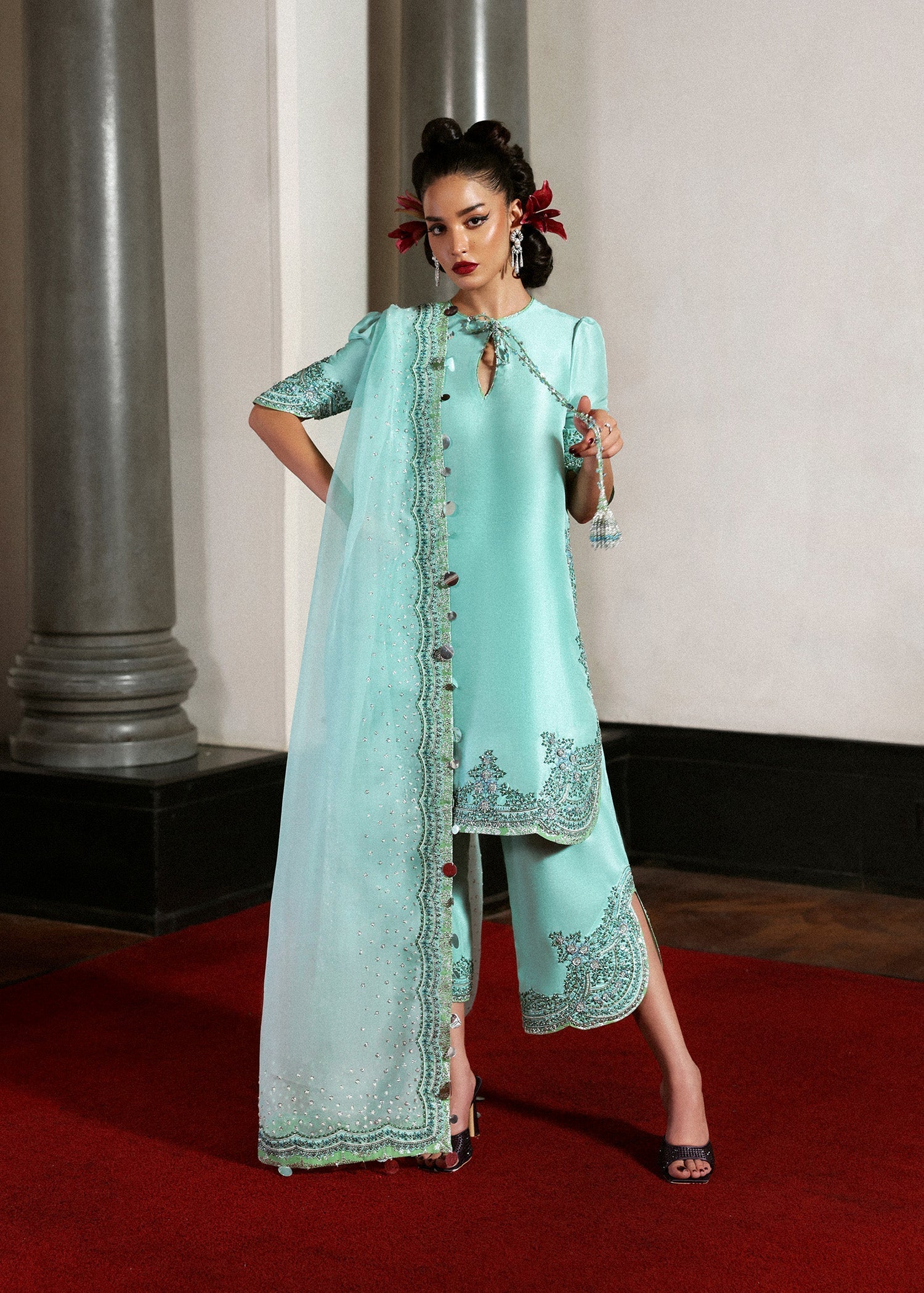 Hussain Rehar I The Scent Luxury Pret 25 I Mynt - Official Hussain Rehar stockist in UK - Sakeena London
