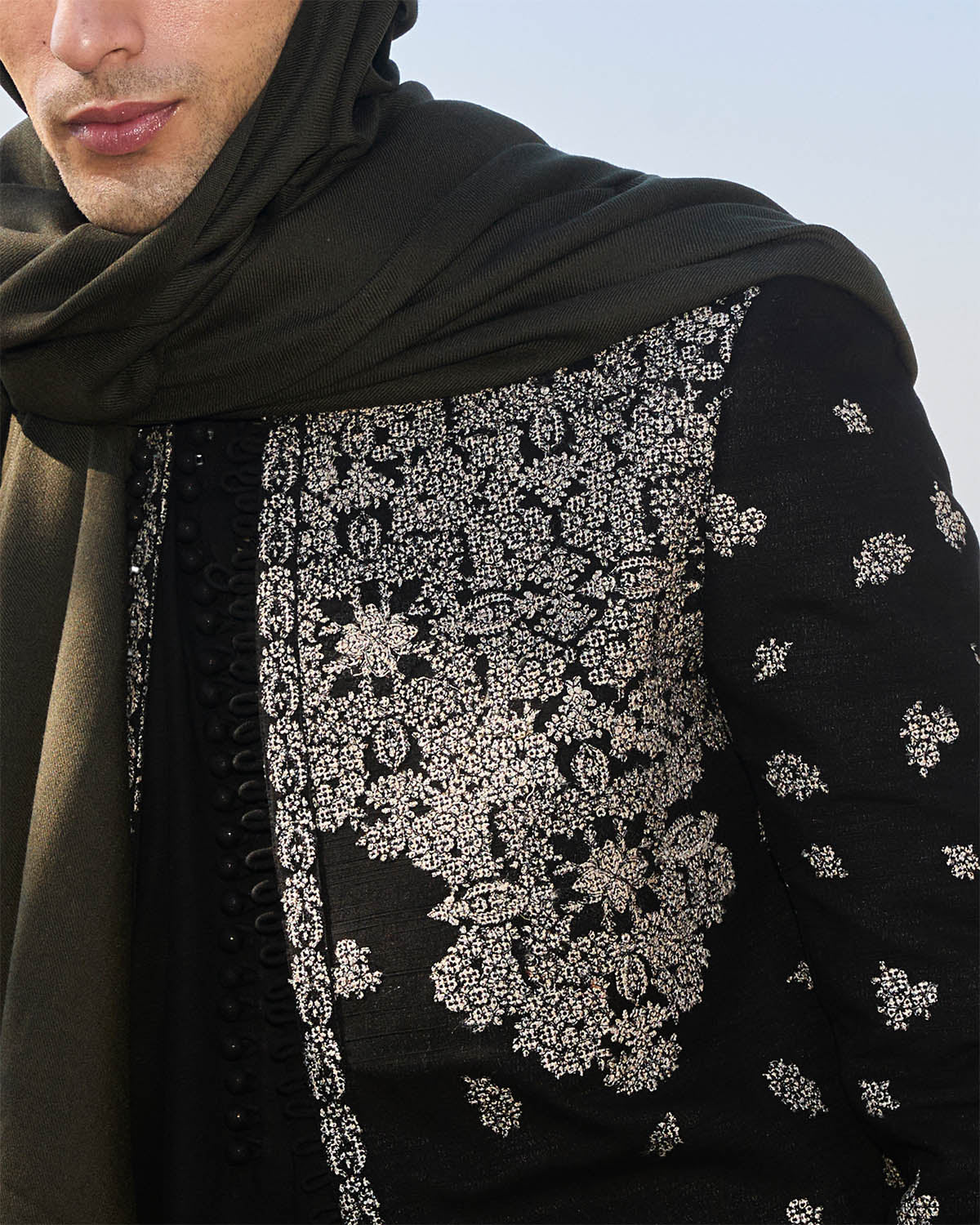 Pakistani Menswear | SHADOW - BLAZER - Official Jugnu stockist in UK - Sakeena London