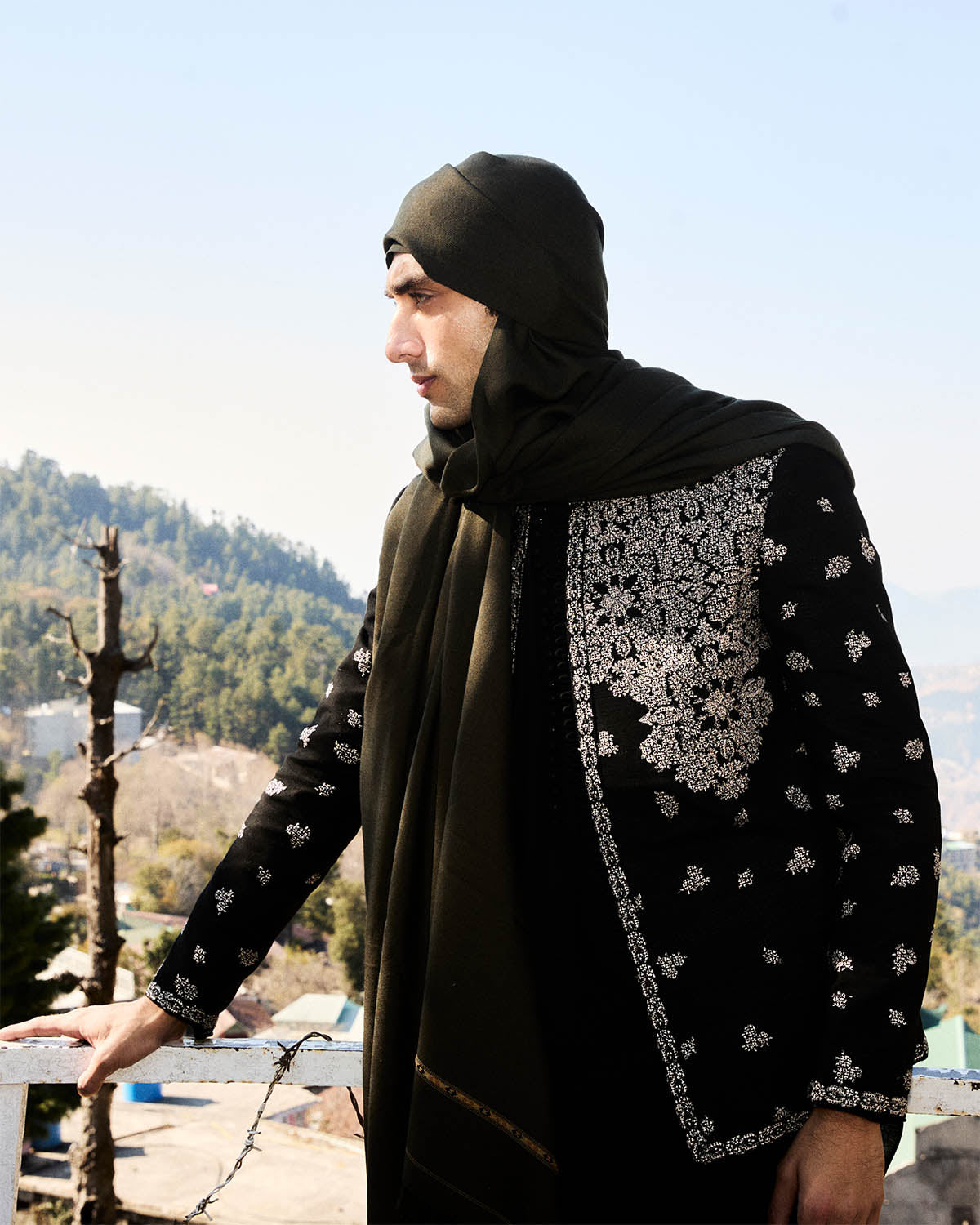 Pakistani Menswear | SHADOW - BLAZER - Official Jugnu stockist in UK - Sakeena London