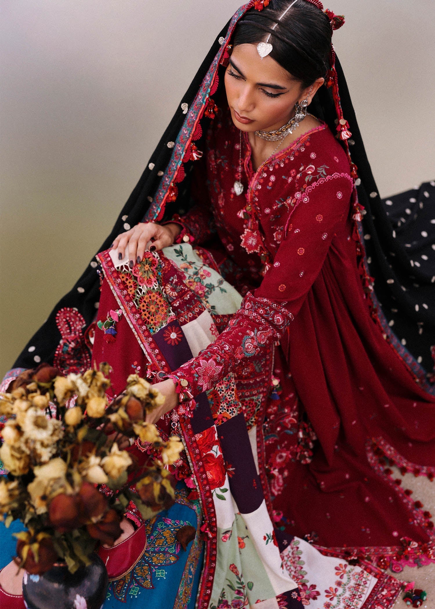 Hussain Rehar | Karandi 25 | Pankhuri - Official Hussain Rehar stockist in UK - Sakeena London