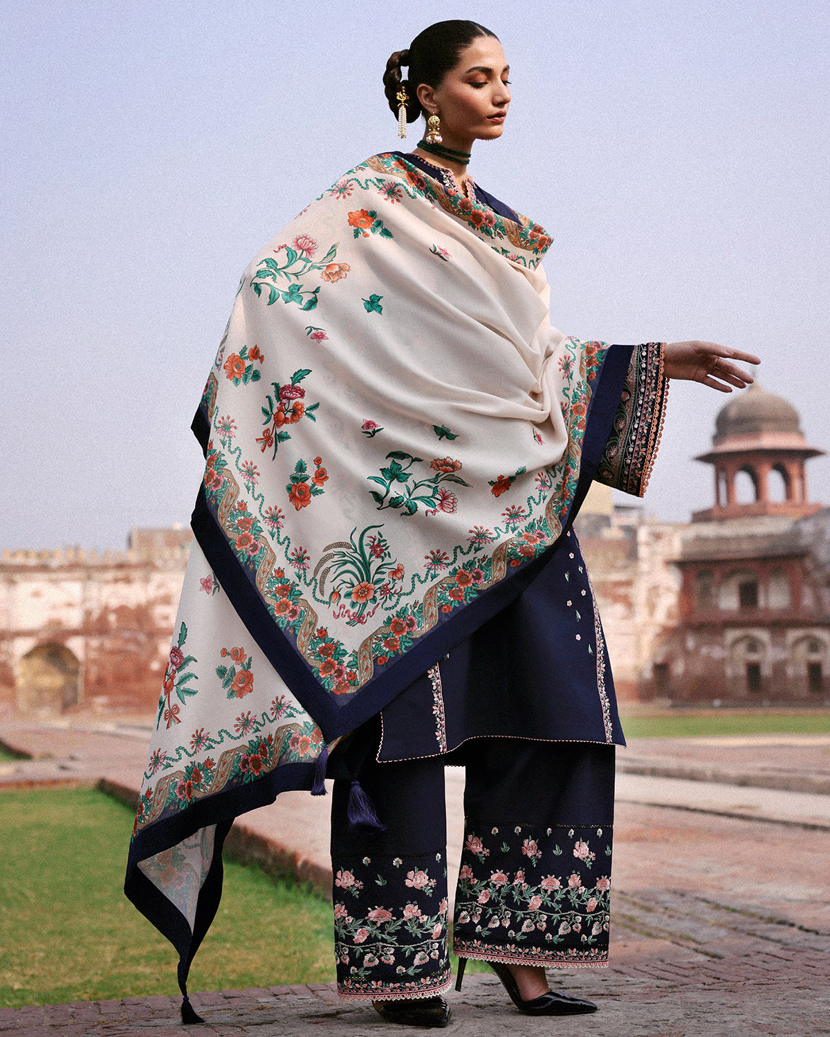 Jugnu | Khaddar 25 | Navi - Official Jugnu stockist in UK - Sakeena London
