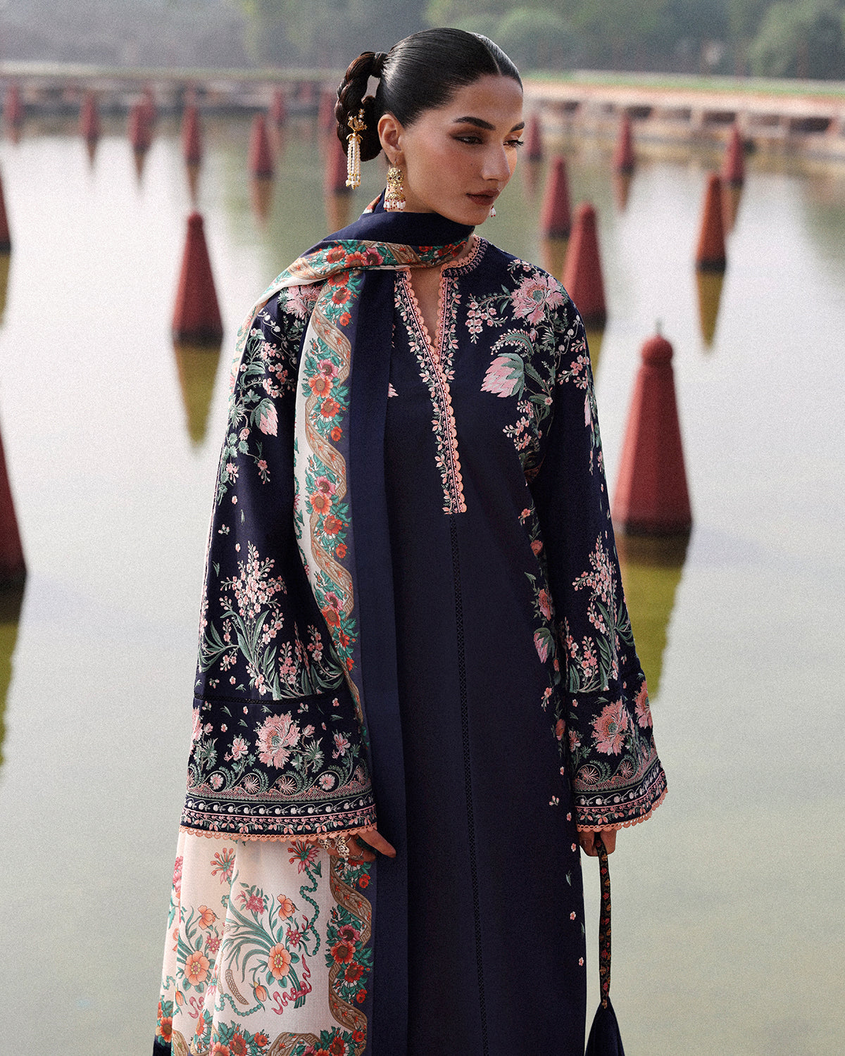 Jugnu | Khaddar 25 | Navi - Official Jugnu stockist in UK - Sakeena London