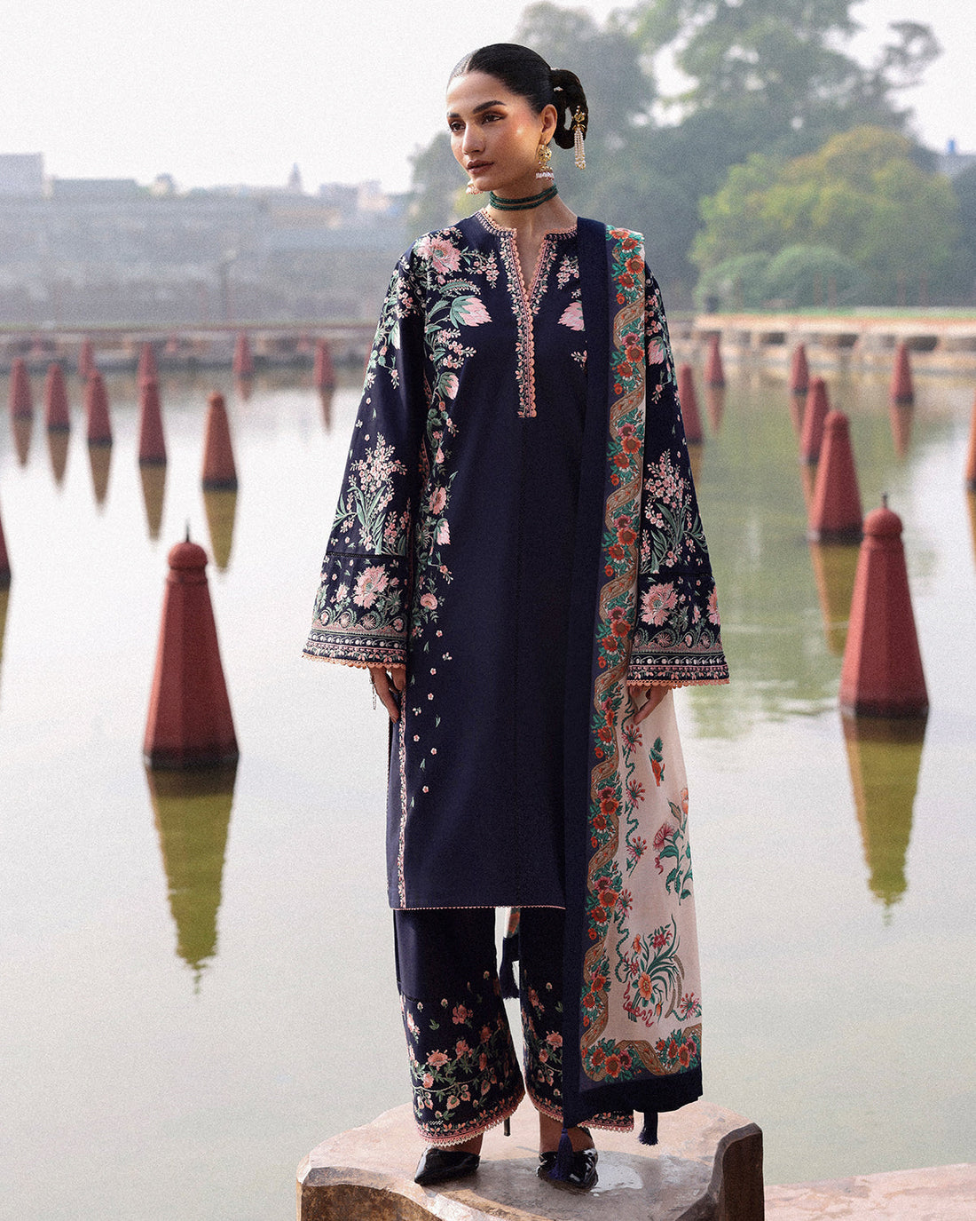 Jugnu | Khaddar 25 | Navi - Official Jugnu stockist in UK - Sakeena London