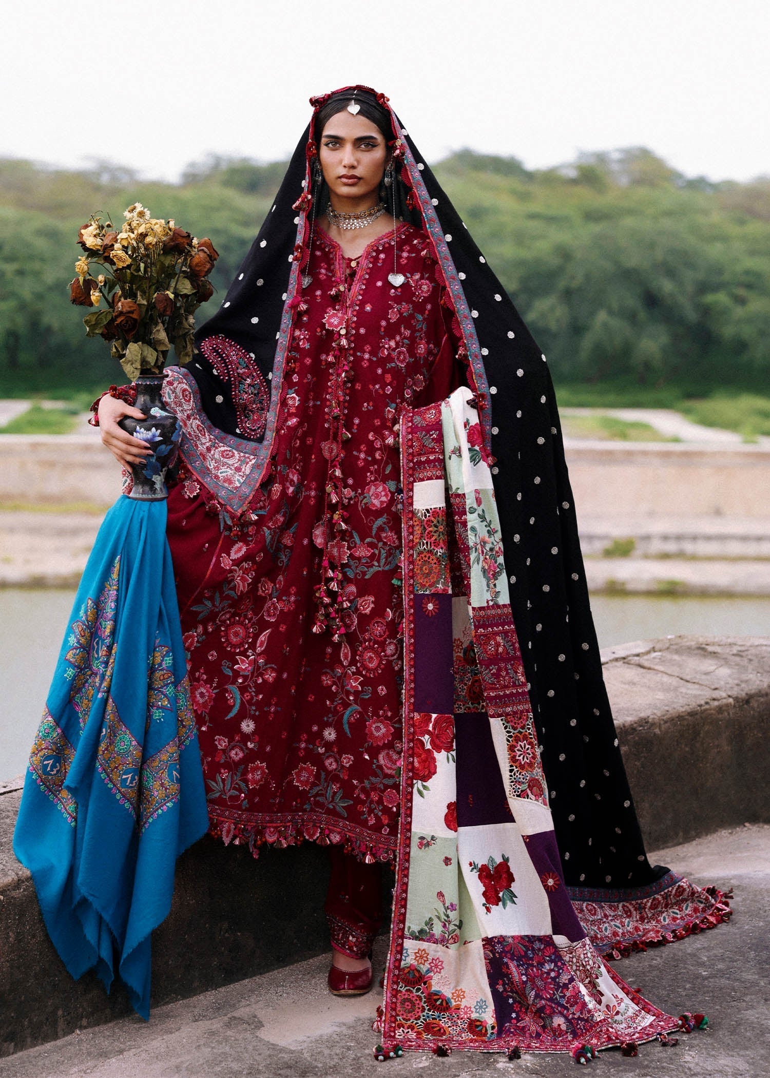 Hussain Rehar | Karandi 25 | Pankhuri - Official Hussain Rehar stockist in UK - Sakeena London
