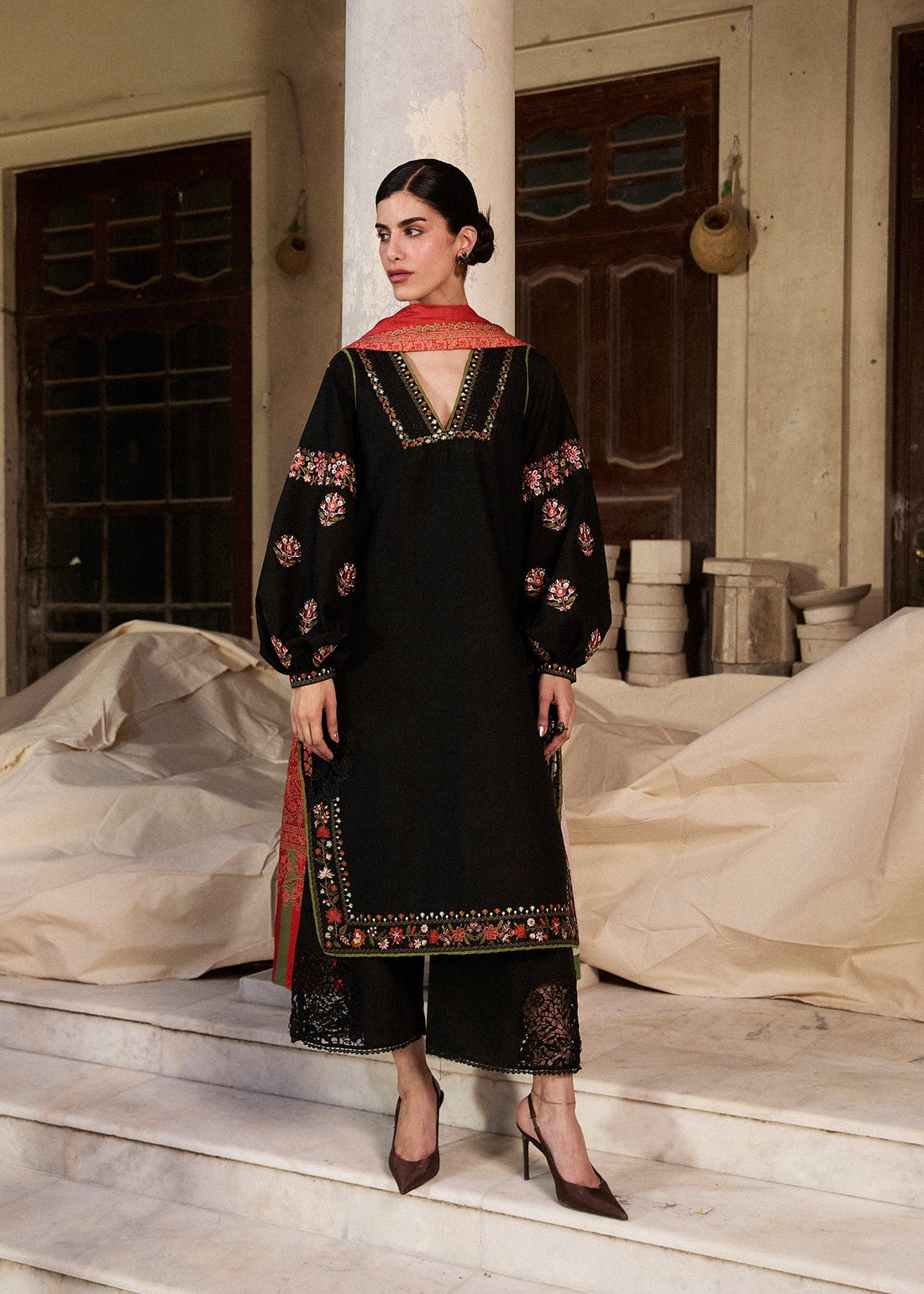 Hussain Rehar | Khaddar Pret 25 | SIYAH - Official Hussain Rehar stockist in UK - Sakeena London