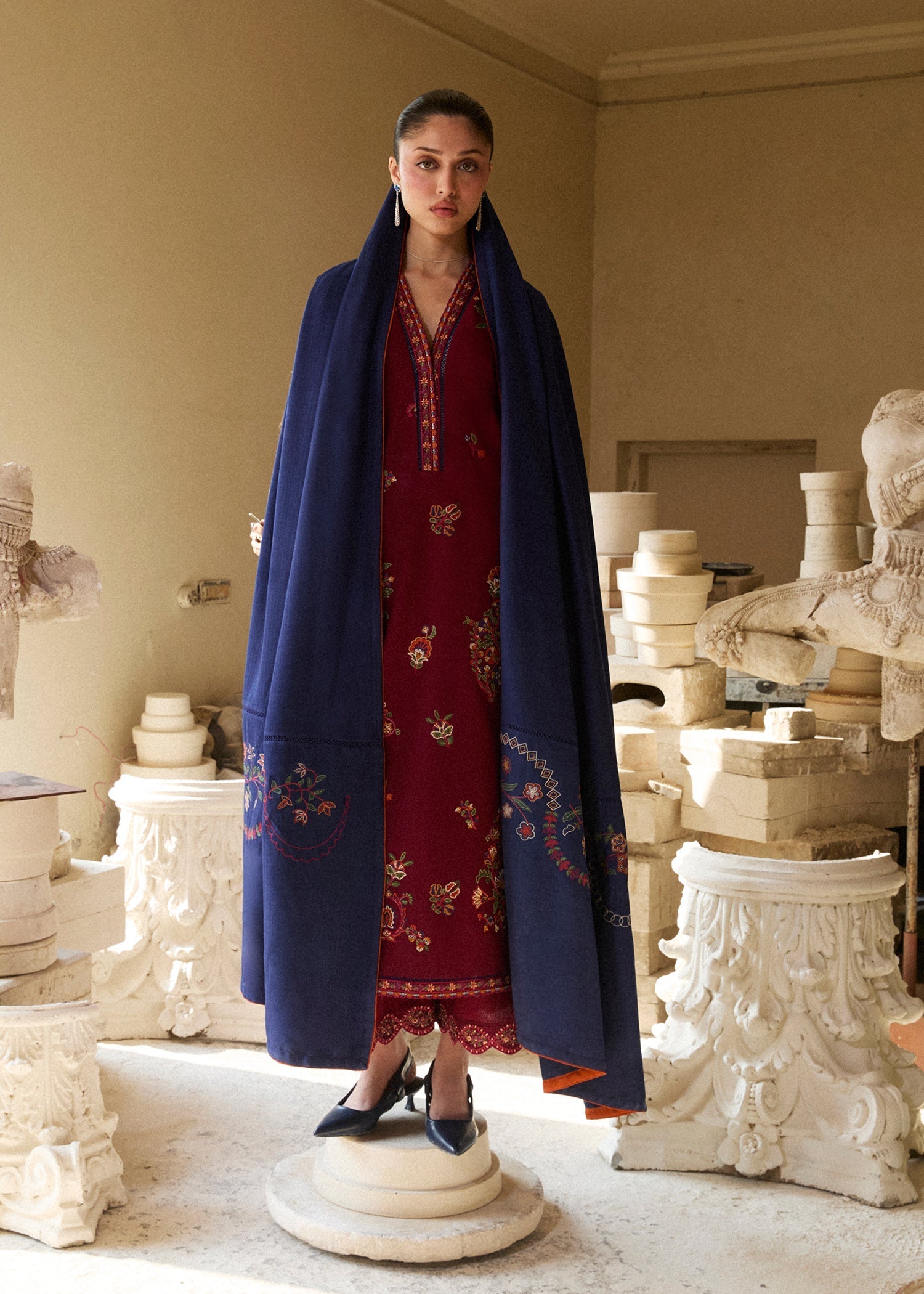 Hussain Rehar | Khaddar Pret 25 | GULNAR - Official Hussain Rehar stockist in UK - Sakeena London