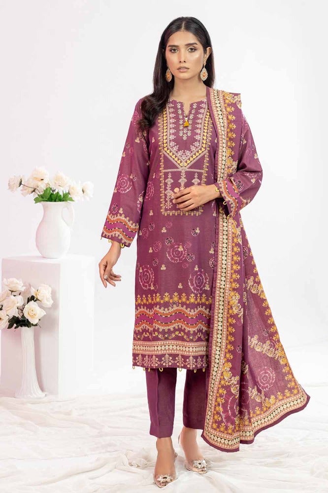 Gul Ahmed | Winter Collection 24 | Suit WNS-32213 B - Official Gul Ahmed stockist in UK - Sakeena London