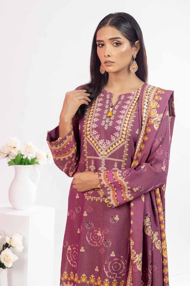 Gul Ahmed | Winter Collection 24 | Suit WNS-32213 B - Official Gul Ahmed stockist in UK - Sakeena London