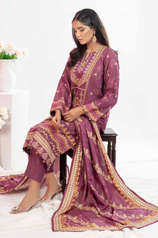 Gul Ahmed | Winter Collection 24 | Suit WNS-32213 B - Official Gul Ahmed stockist in UK - Sakeena London