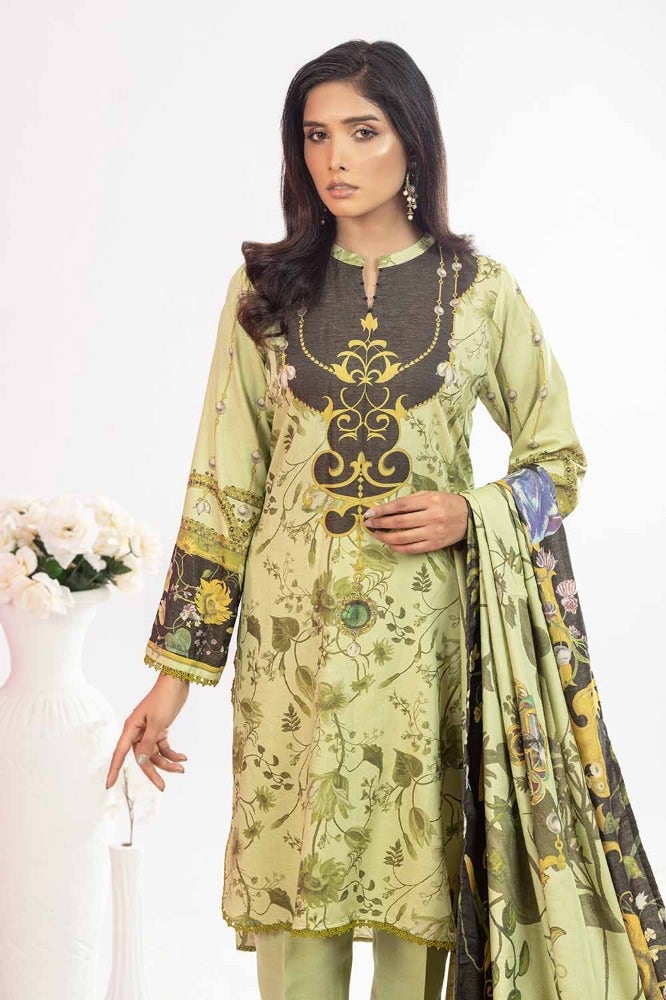 Gul Ahmed | Winter Collection 24 | Suit WNS-32269 B - Official Gul Ahmed stockist in UK - Sakeena London