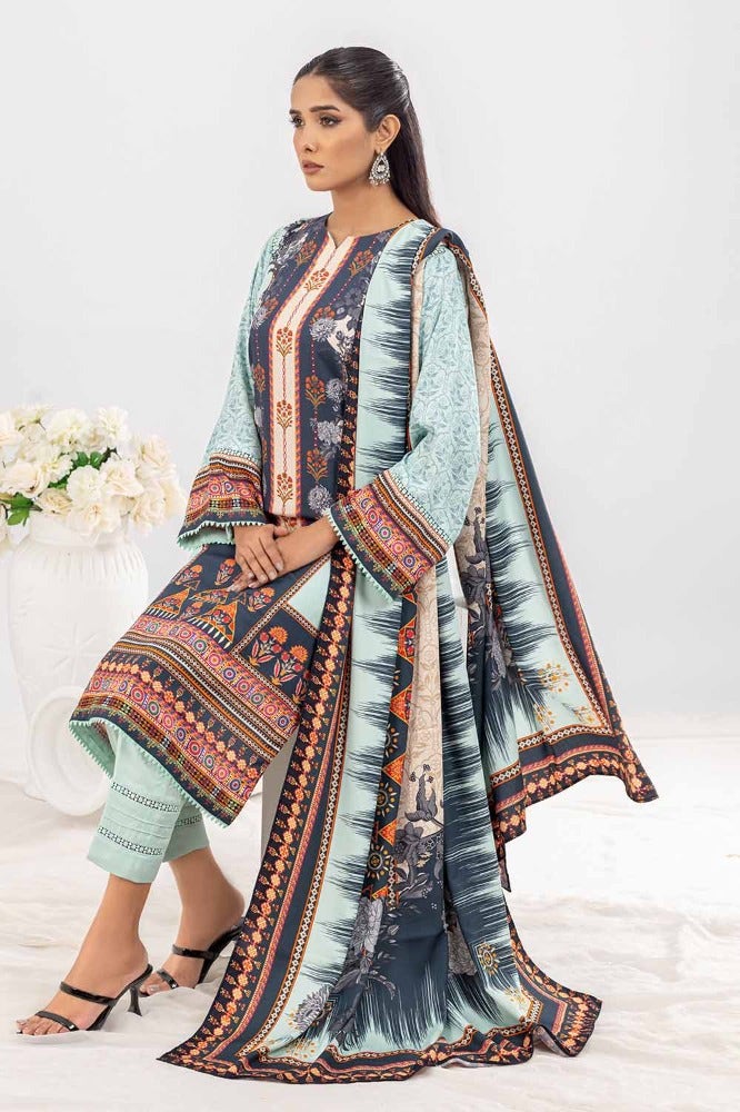 Gul Ahmed | Winter Collection 24 | Suit WNS-32209 B - Official Gul Ahmed stockist in UK - Sakeena London