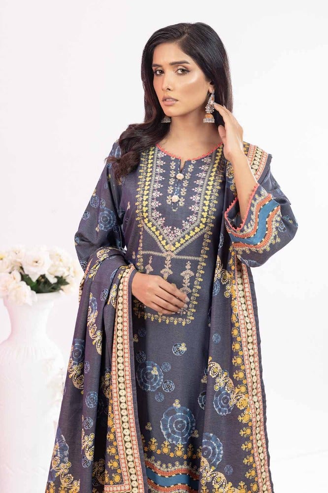 Gul Ahmed | Winter Collection 24 | Suit WNS-32213 A - Official Gul Ahmed stockist in UK - Sakeena London