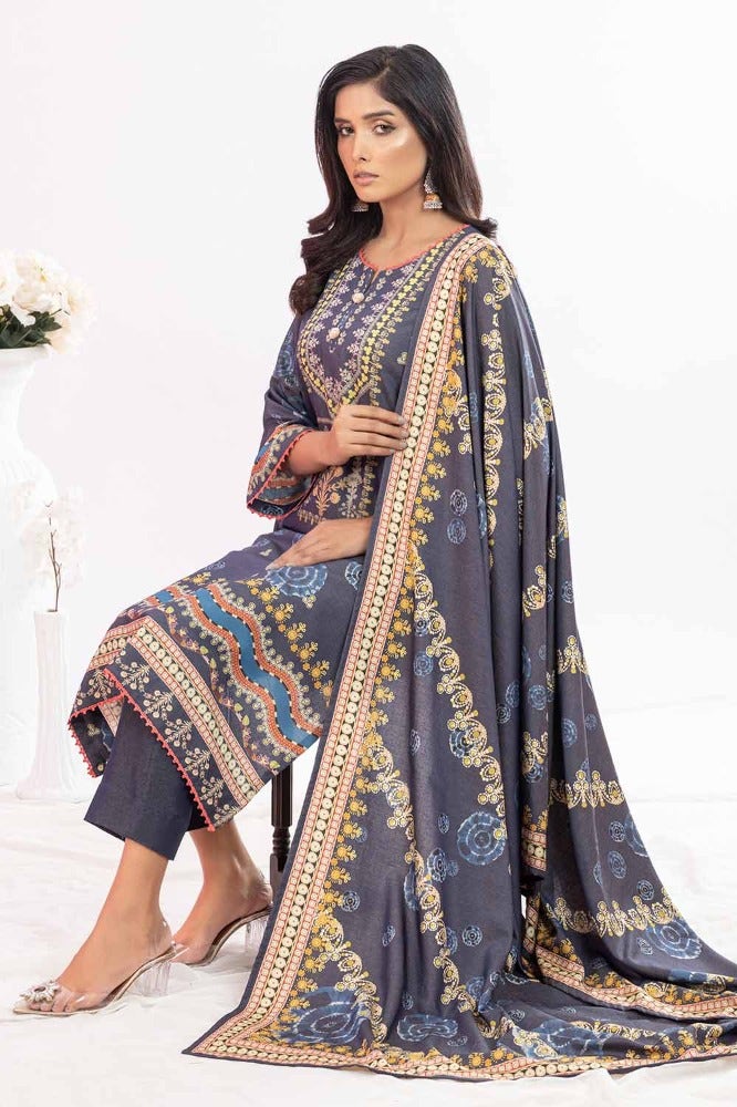 Gul Ahmed | Winter Collection 24 | Suit WNS-32213 A - Official Gul Ahmed stockist in UK - Sakeena London