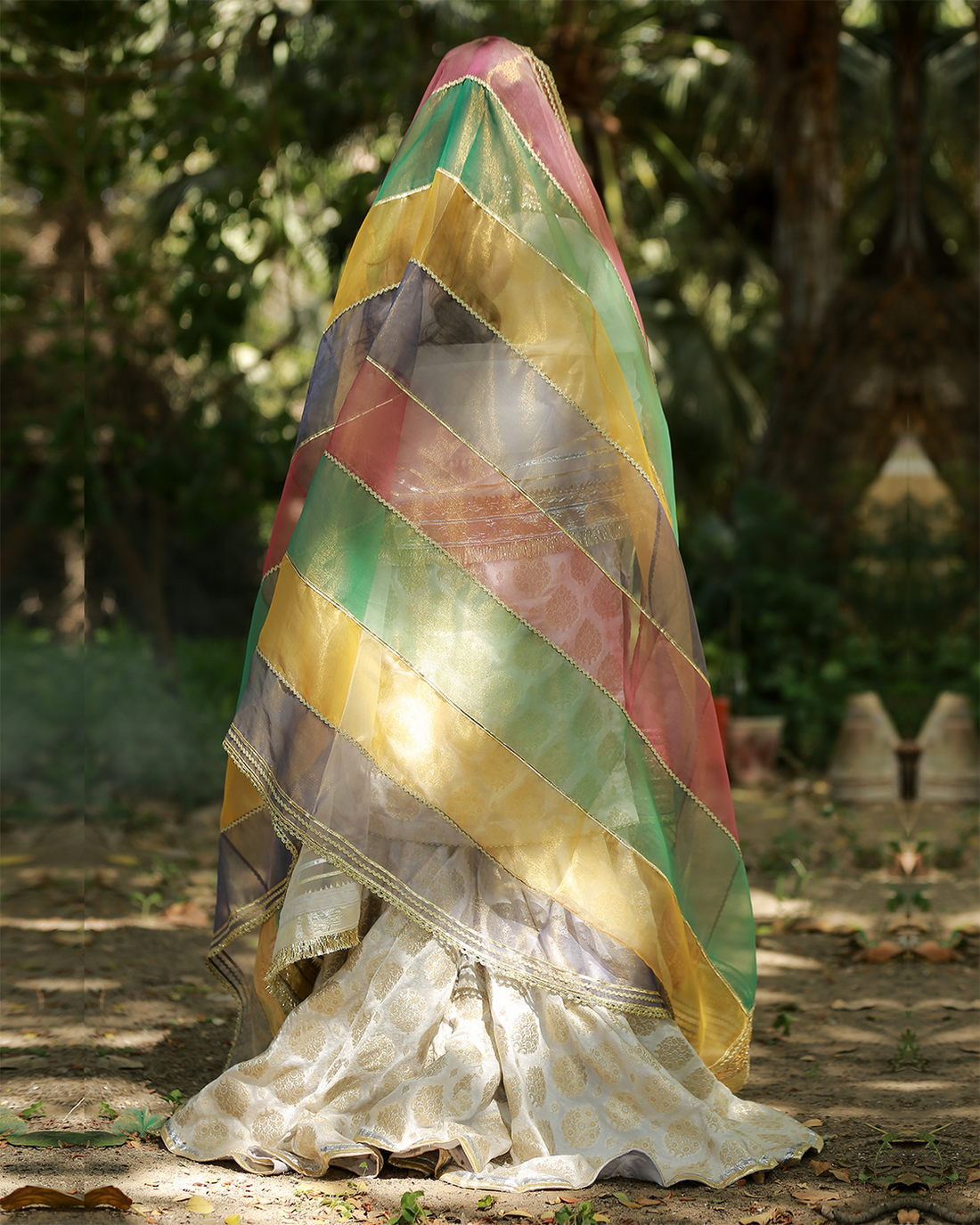 Zar | Gharara Formals | White - Official Zar stockist in UK - Sakeena London