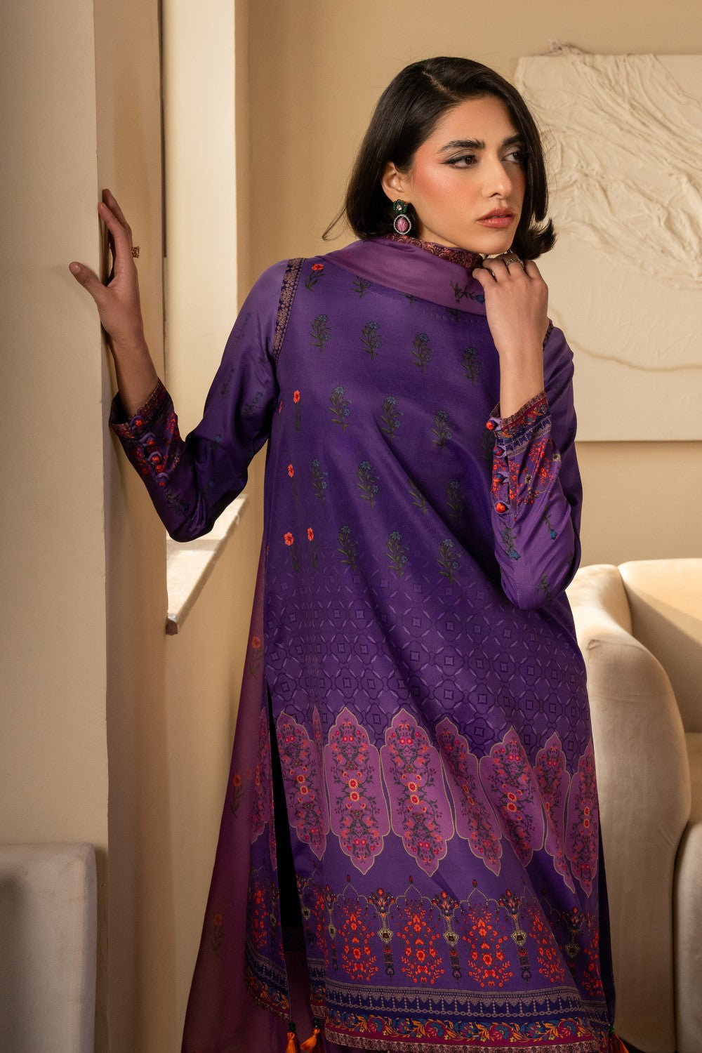 Maryum N Maria | Nazm Collection | WILLOW - MS50470 - Official Maryum N Maria stockist in UK - Sakeena London