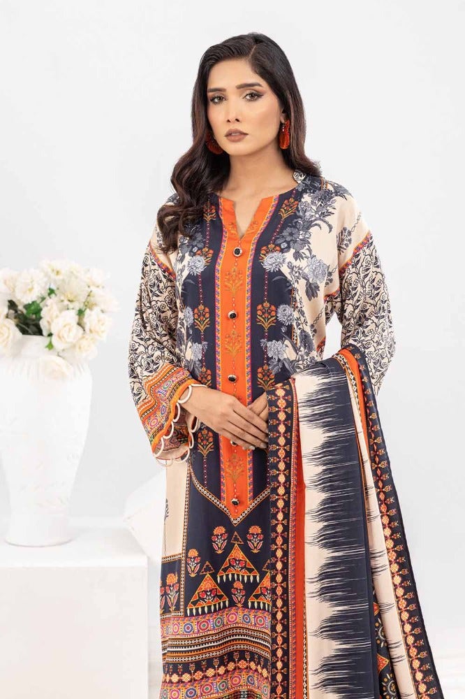 Gul Ahmed | Winter Collection 24 | Suit WNS-32209 A - Official Gul Ahmed stockist in UK - Sakeena London