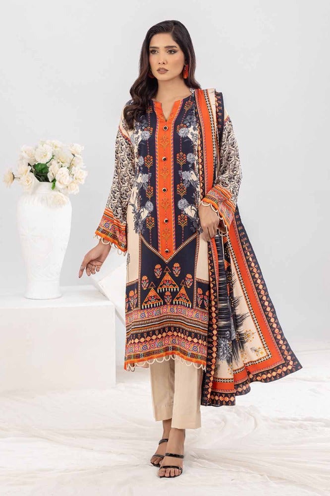 Gul Ahmed | Winter Collection 24 | Suit WNS-32209 A - Official Gul Ahmed stockist in UK - Sakeena London