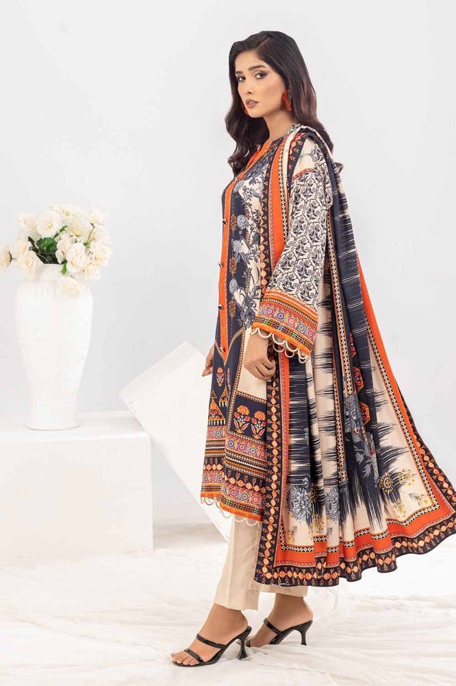 Gul Ahmed | Winter Collection 24 | Suit WNS-32209 A - Official Gul Ahmed stockist in UK - Sakeena London