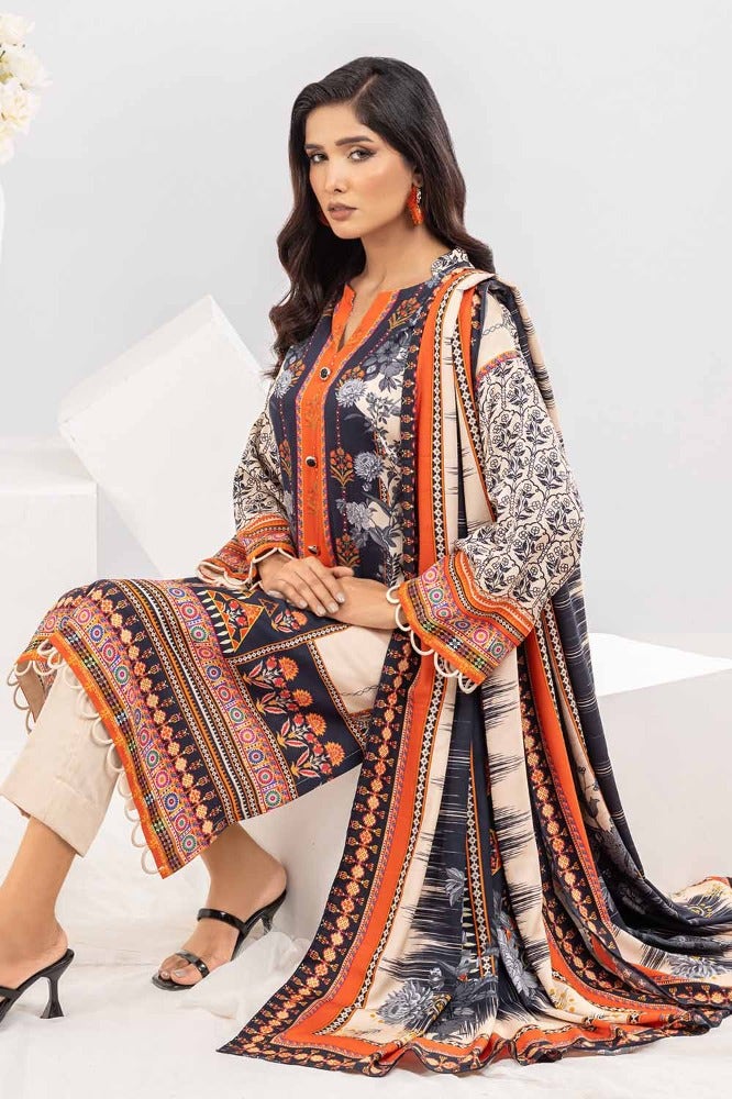 Gul Ahmed | Winter Collection 24 | Suit WNS-32209 A - Official Gul Ahmed stockist in UK - Sakeena London